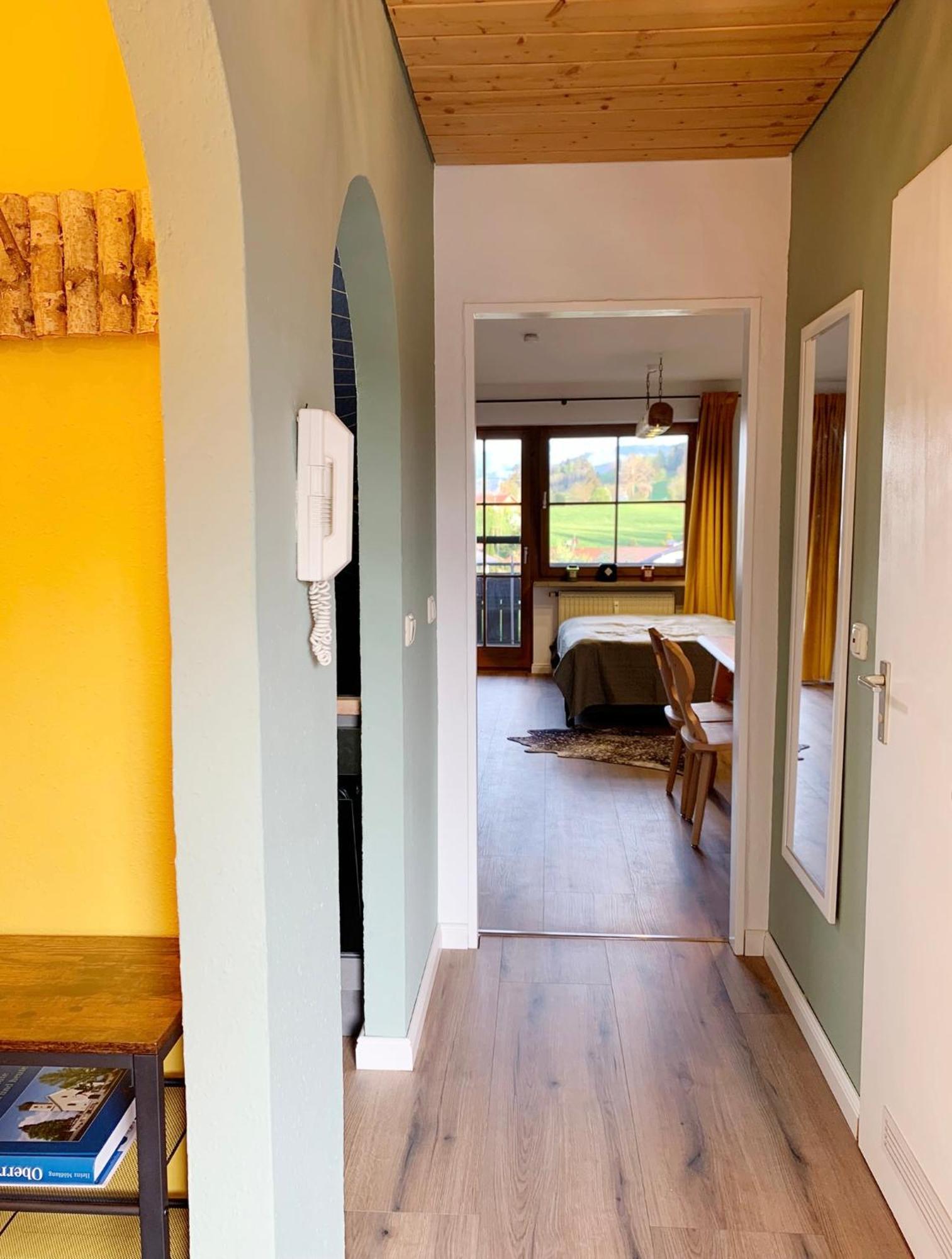 Lindners Hideaways - Bergnest Lodge - Bergblick Fewo 6 Pers Balkon Garten Hund Ski Unterkunft Luftkurort Oberreute Naehe Buchenegger Wasserfaelle Eistobel Bodensee 外观 照片