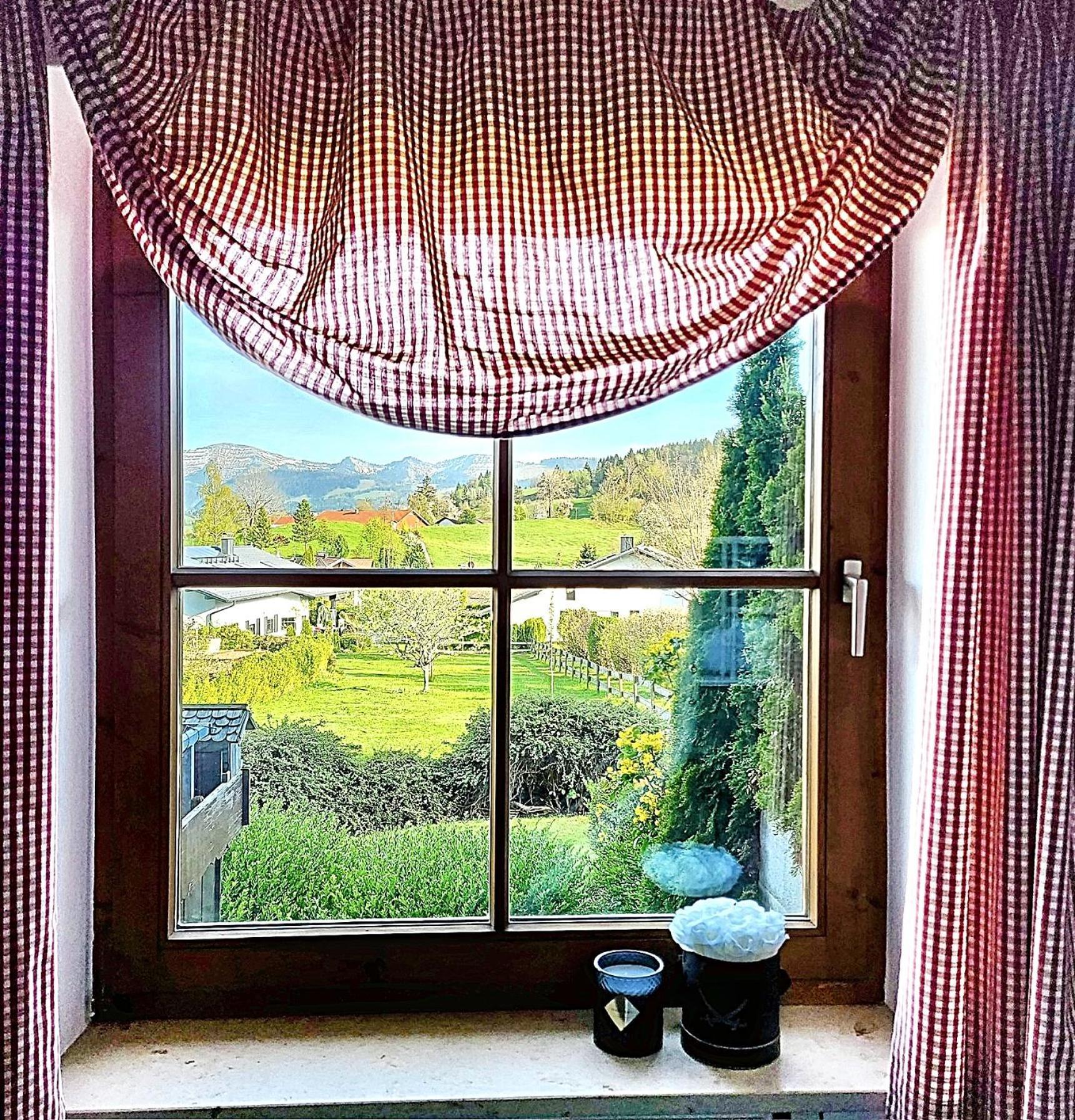 Lindners Hideaways - Bergnest Lodge - Bergblick Fewo 6 Pers Balkon Garten Hund Ski Unterkunft Luftkurort Oberreute Naehe Buchenegger Wasserfaelle Eistobel Bodensee 外观 照片